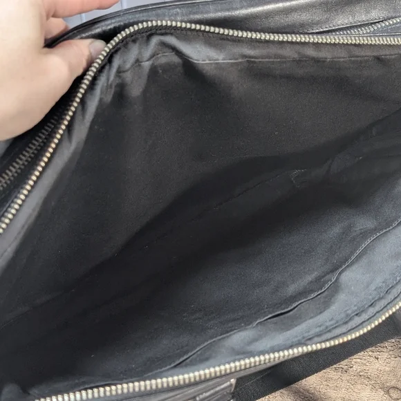 Coach Black Leather Men's Bag - Picture 9 of 15